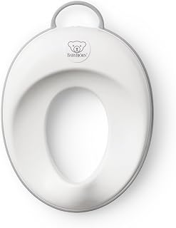 BabyBjörn Toilet Trainer Seat - Adjustable, Comfortable Potty Training for Toddlers Age 2+, White/Gray