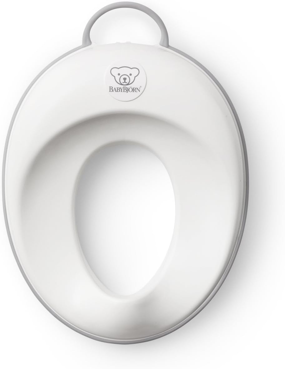 BABYBJORN Toilet Trainer, White/Gray