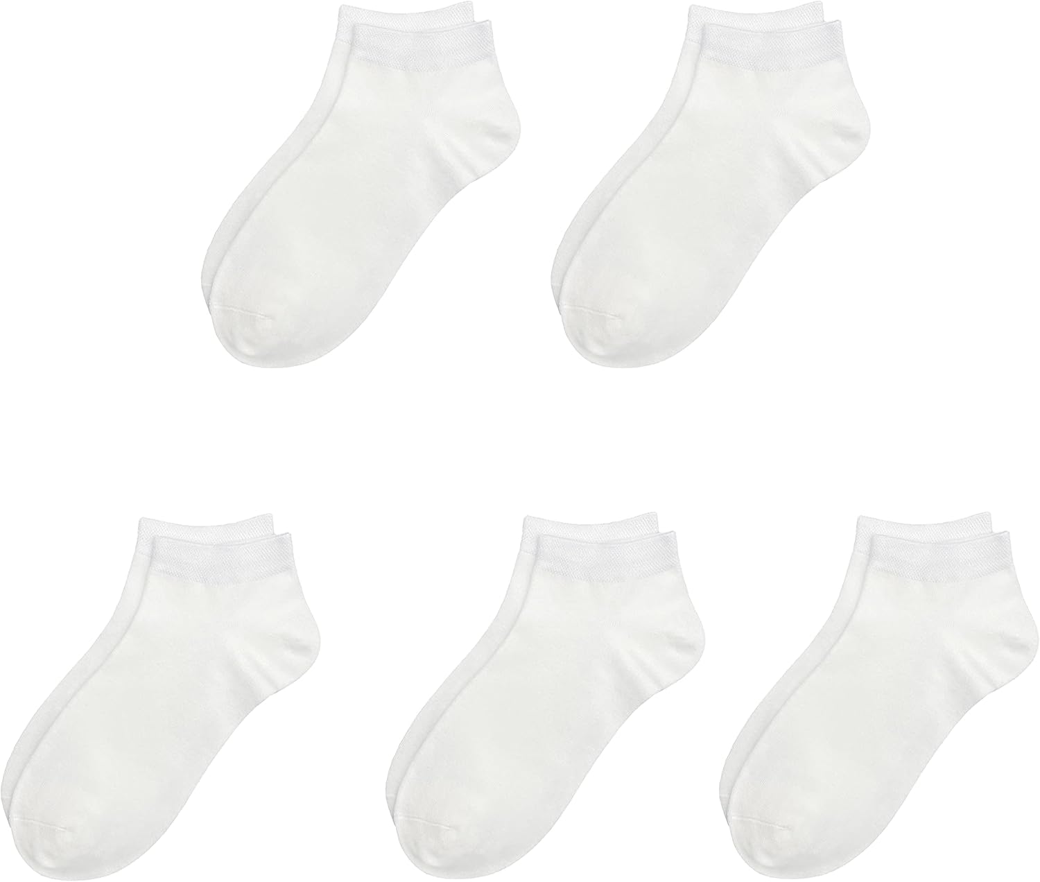 SERISIMPLE Viscose Bamboo School Socks Ankle Super Soft Kids Socks Stretch Cuffs Athletic Socks Odor Anti-odor 5 Pairs