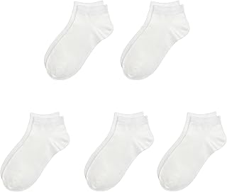 SERISIMPLE Bamboo School Socks Ankle Super Soft Kids Socks Stretch Cuffs Athletic Socks Odor Anti-odor 5 Pairs