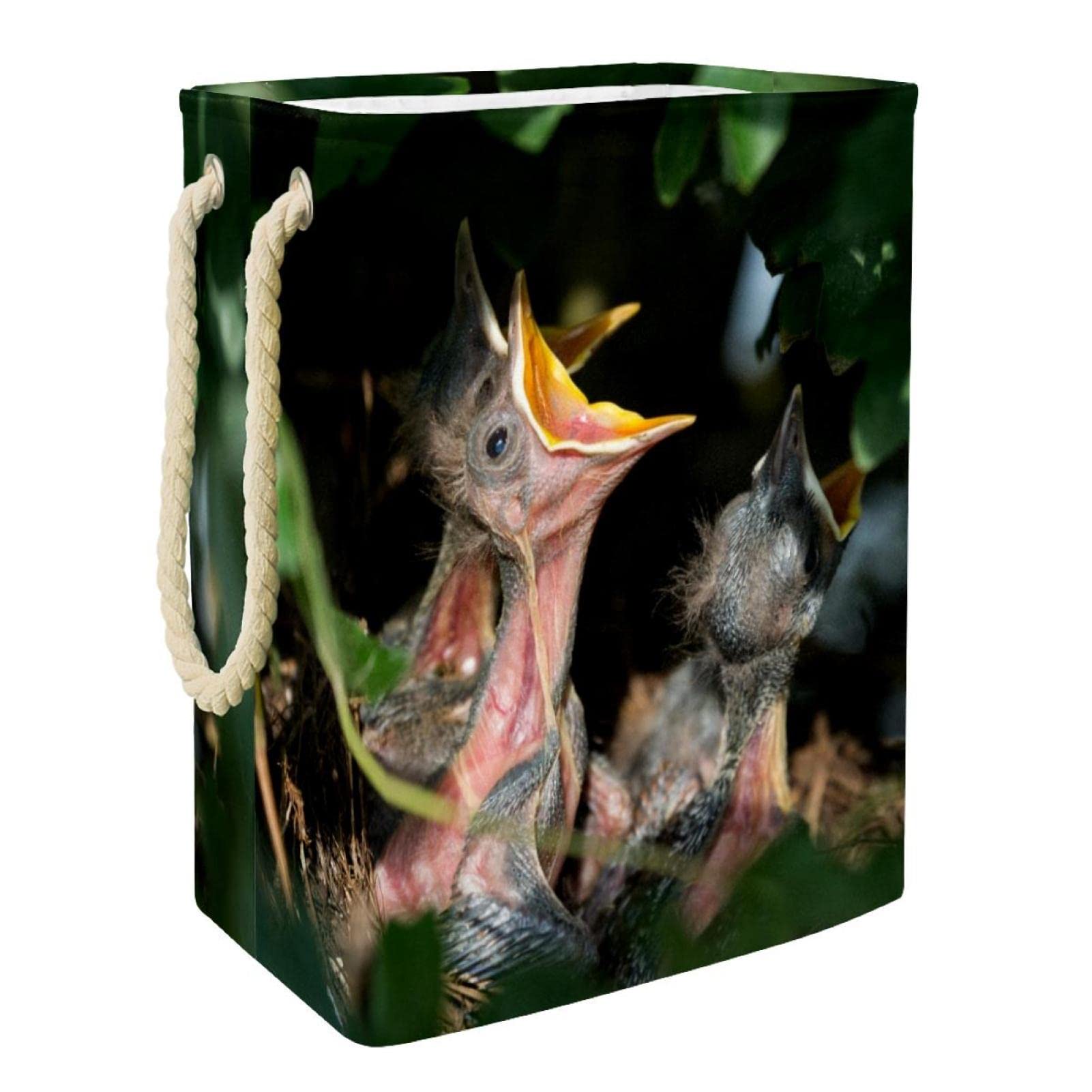 Panier à linge avec poignées grand sac de rangement personnalisé vêtements pour salle de bain