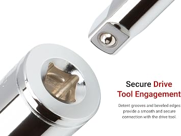 TEKTON 3/8 Inch Drive x 1 Inch Deep 6-Point Socket | SHD13025