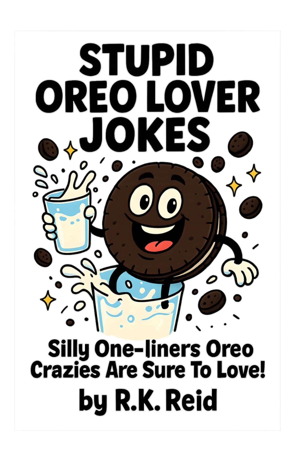 Stupid Oreo Lover Jokes: It's a funny Oreo lover gift idea. Makes a great present for Christmas, Birthday or Just Because. Perfect to give as gag gifts for Oreo Lovers!