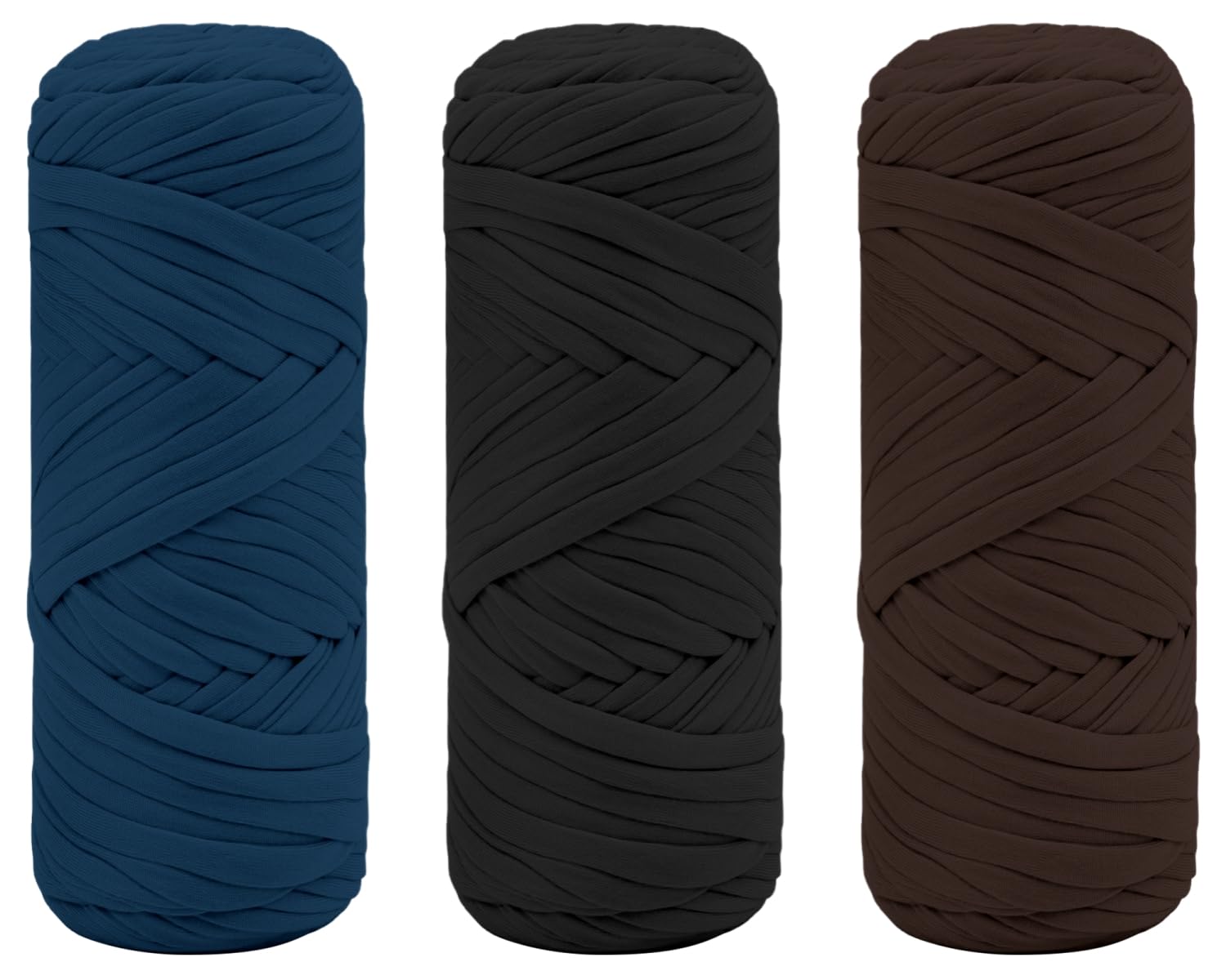 Maxee 400g T-Shirt Garn – 2 er Pack (je 200g/75m), Weiches Beilaufgarn zum Häkeln & Stricken – Farbintensiv & pflegeleicht, Ideal für Häkeltaschen/Körbe/Teppiche DIY Projekte, Handarbeiten und Deko