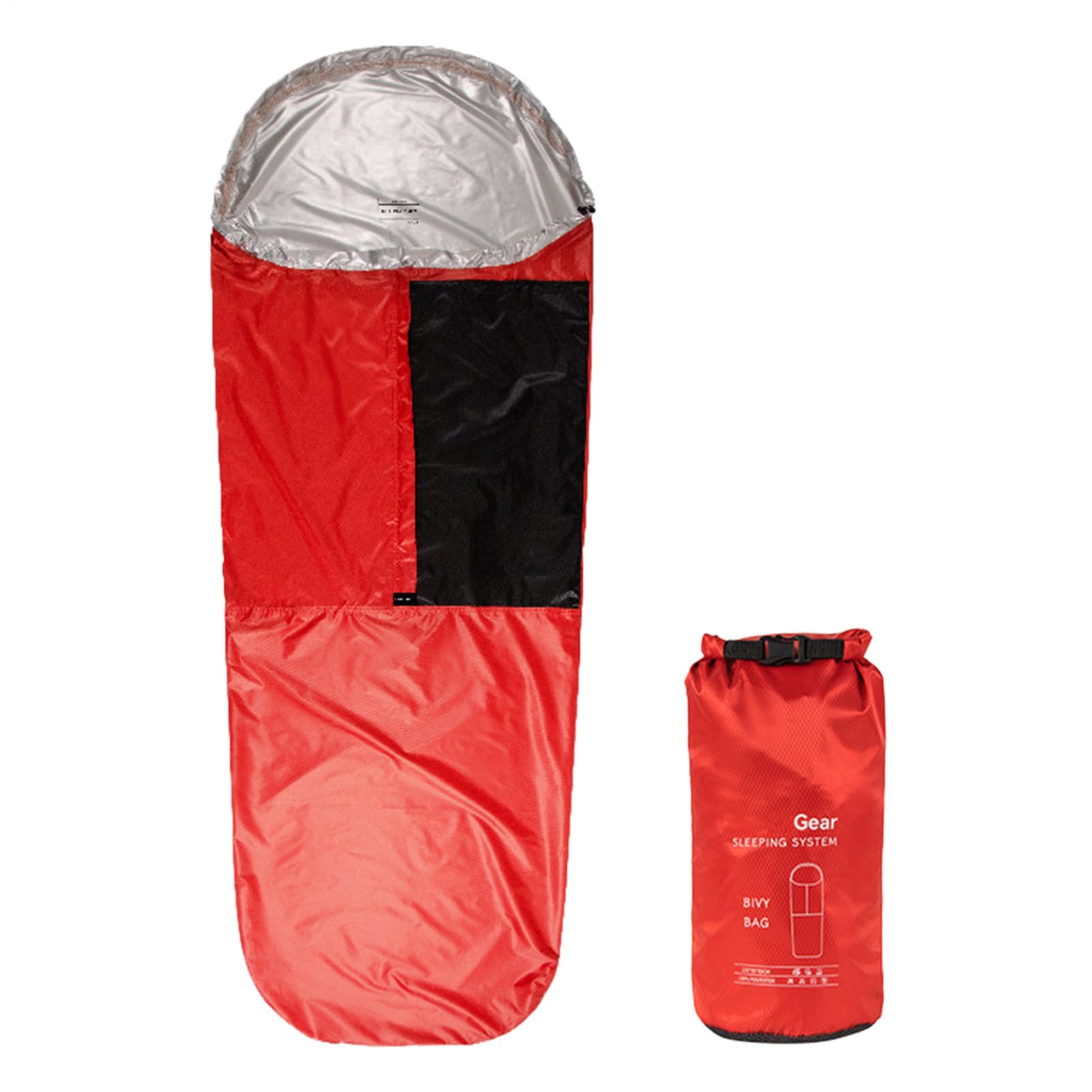 Housse de sac de couchage – Sac de couchage thermique léger, rangement de literie pour la survie, l'escalade, la randonnée d'hiver, le camping, les voyages, la randonnée en plein air et l'aventure