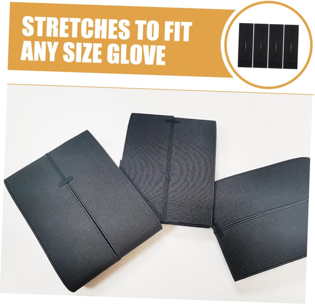 4pcs Baseball Glove Wrap Catcher Glove Wrap for Softball Elastic and Sticky Strap
