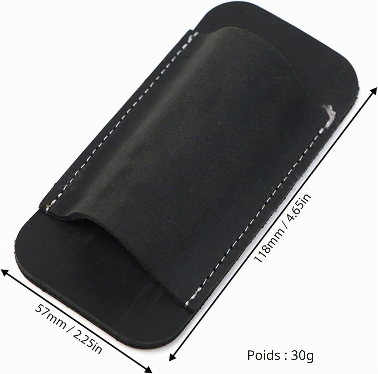 Fourreau de couteau en cuir rétro horizontalement, étui horizontal pour ceinture, couteau de transport horizontal, fourreau de couteau en cuir fait à la main pour homme