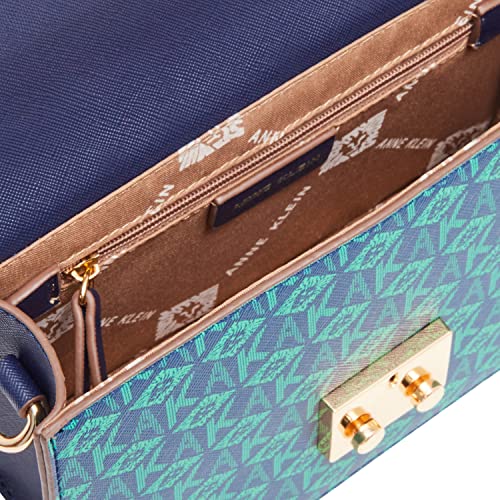 Anne Klein Small Flap Ak Cube Logo Crossbody3