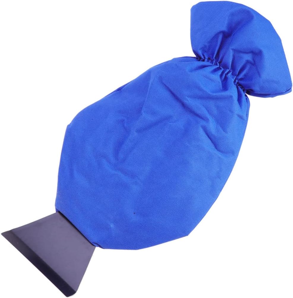 Car Snow Scraper Gloves Handheld Ice Scraper Snow Brush Tool for Auto Keeps Hands Warm from Windshields