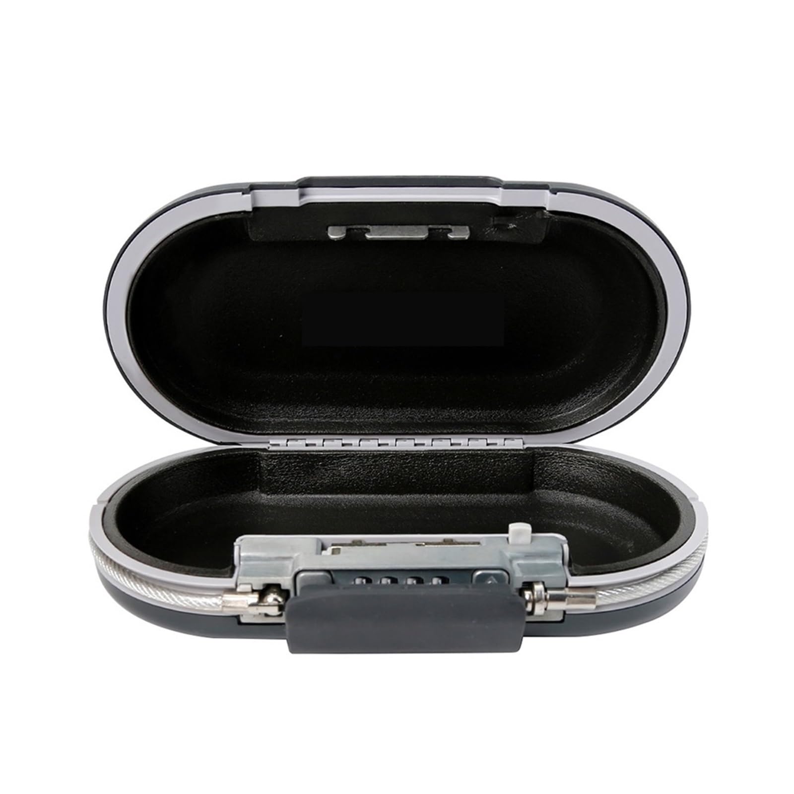 Cassetta di sicurezza, Cassetta di sicurezza, mini cassaforte portatile con combinazione, password blocco, gioielli, contanti, carte, telefono, piccole scatole stoccaggio cavo metallico fisso