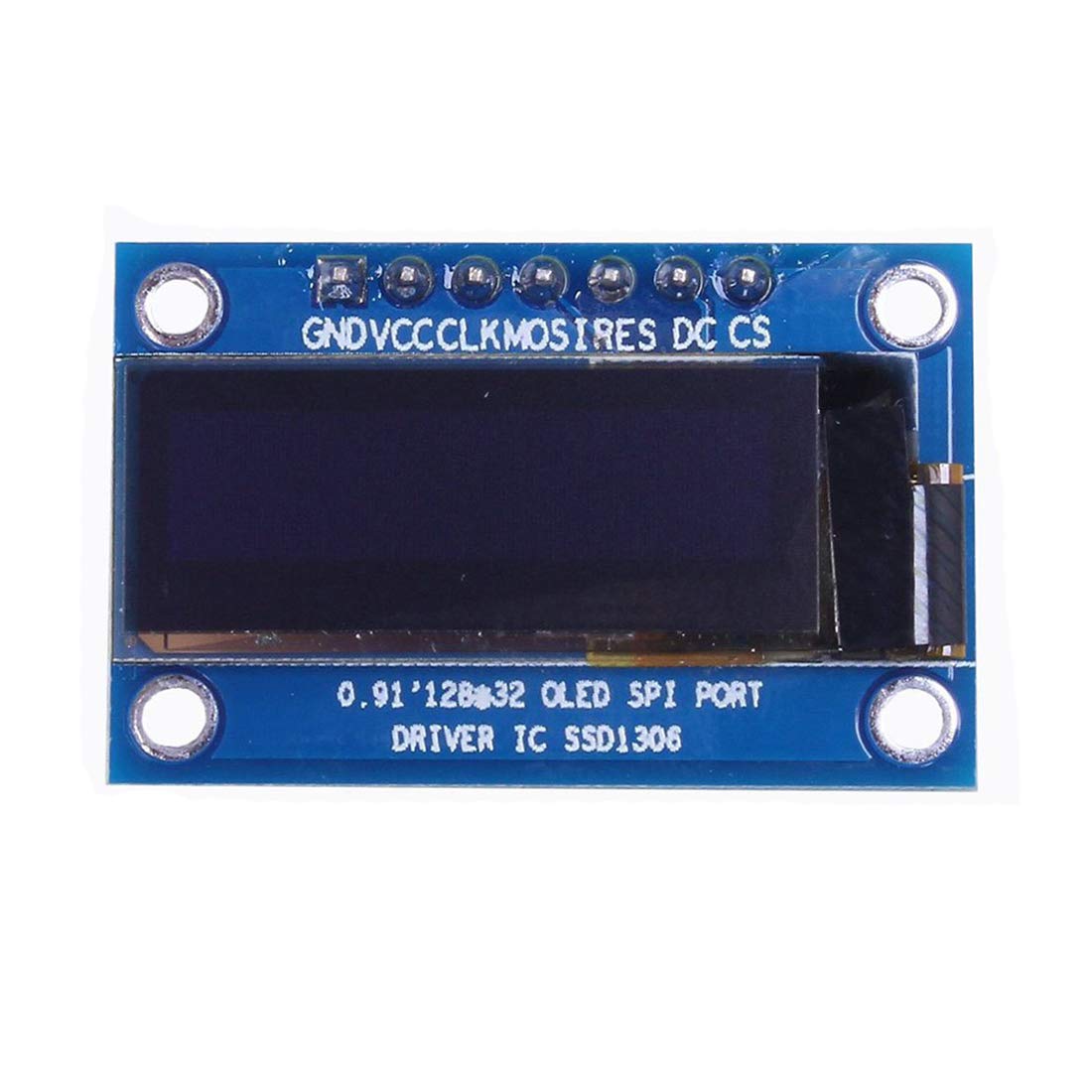 0.91 Inch 128x32 IIC I2C Blue OLED Display Module DC3.3V 5V 128*32 - Foto 8