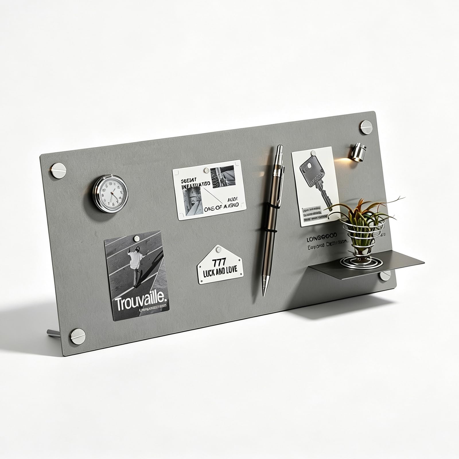 Magnetische Pinnwand Mit Ständer, 36 X 17,5 X 5 cm, Metall-tischtafel, Magnetische Menütafel Mit Staffelei, Edelstahl-präsentationsständer Für Büro, Zuhause, Küche, Schule