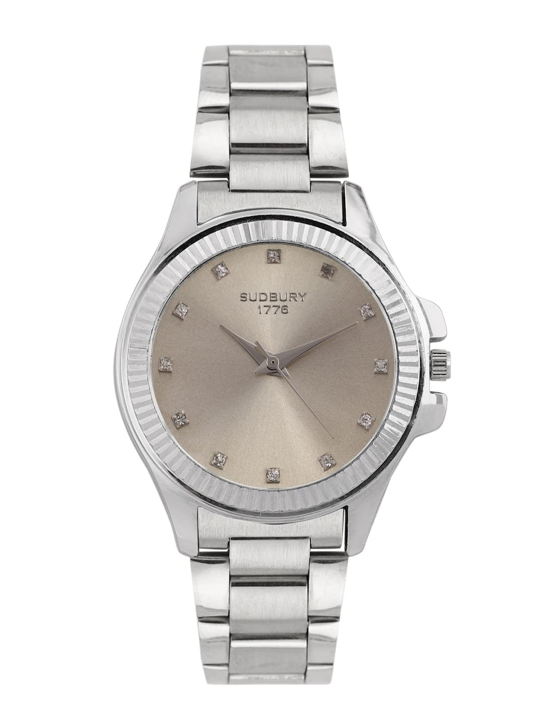Sudbury 1776 CocoKey Analog Silver Grey Dial Women's Watch - SL-26-SLGR