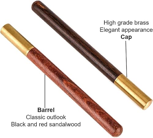 Miniatura 5 de SANGLE SOPFFY - Juego de 2 piezas de potenciador de extracción de cigarros y mordedores con estuche de madera, accesorios para cigarros