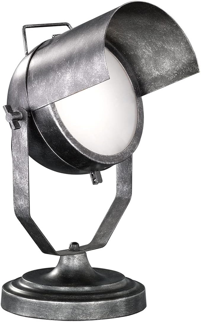 Trio Leuchten Trio Leuchten Tafellamp 504200188 No.5, metaal zilverkleurig antiek, excl. 1 x E27