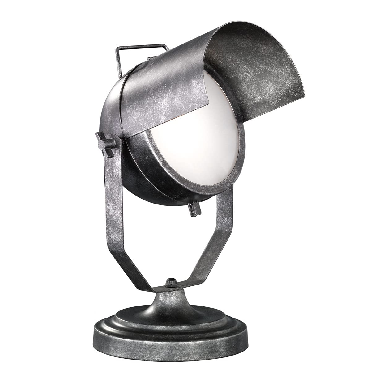 Trio Leuchten Lampa stołowa 504200188 No.5, metal srebrny antyczny, bez 1 x E27