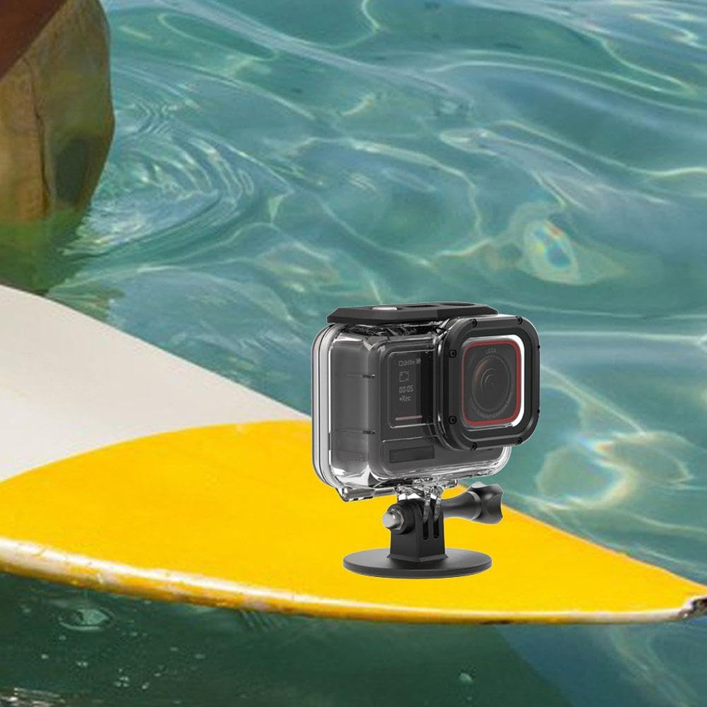 Custodia Rigida Per Insta360 Ace Pro - Guscio Antiurto Impermeabile, Nero, Con Moschettone, In PU E Velluto - Foto 4