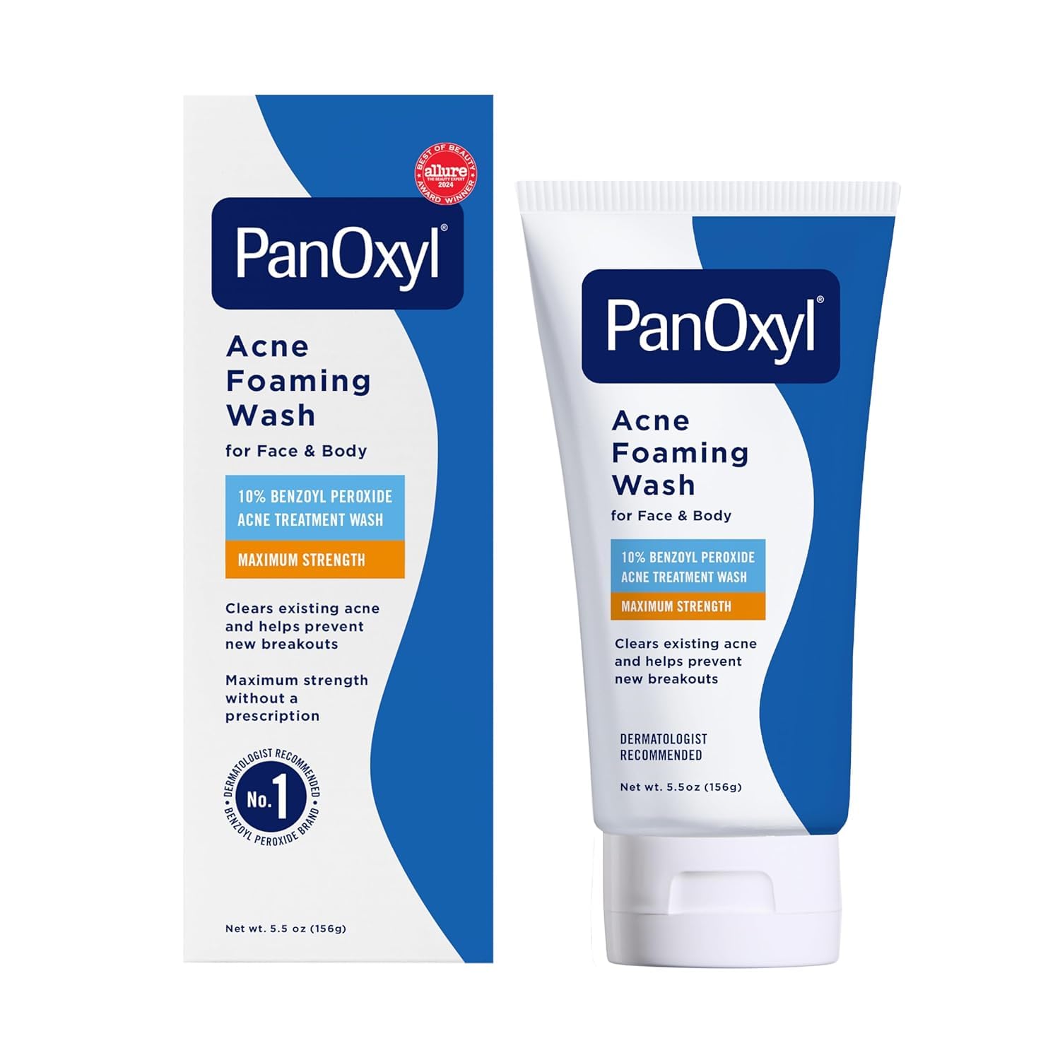 PanOxyl Foaming Acne Wash Maximum Strength,5.5oz (Pack of 6)