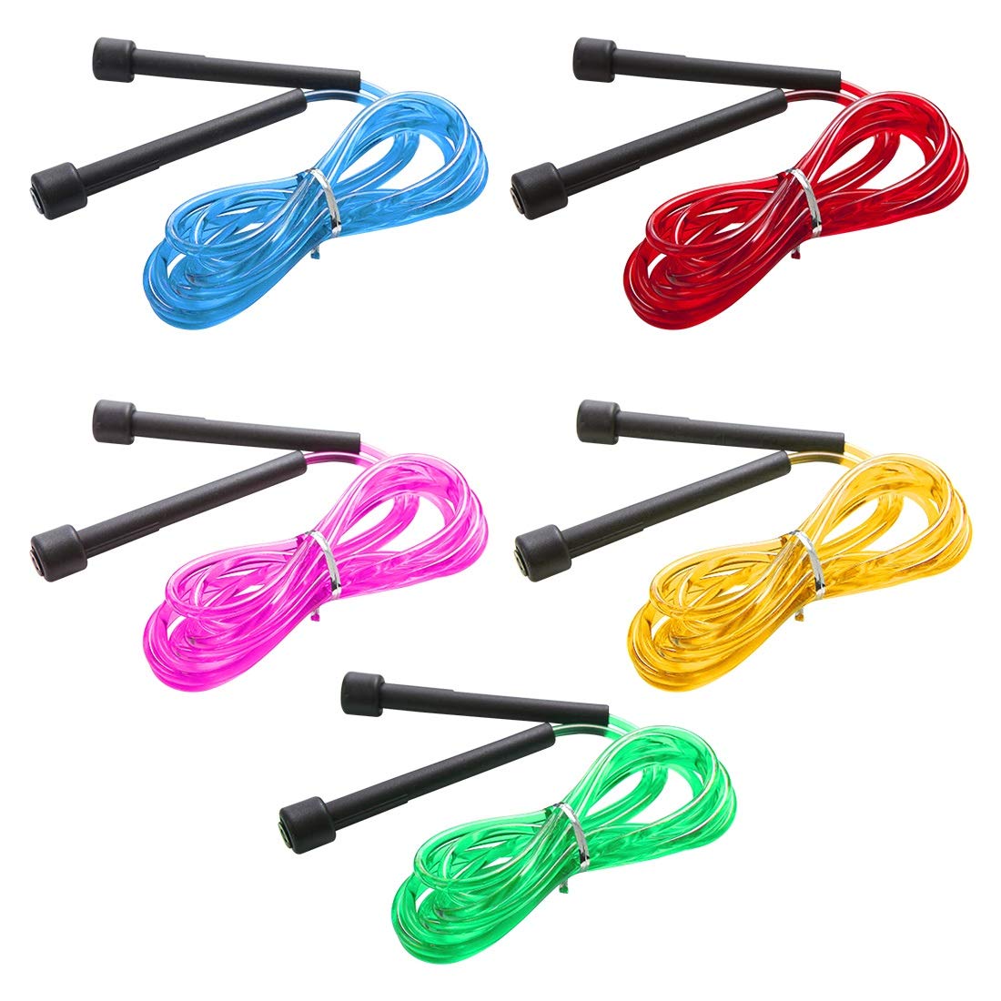 PVC-Springseil, Boxen, Geschwindigkeit, günstig, Fitnessstudio, Training, Fitness, Training, Kinder, verstellbares Springseil für Schüler