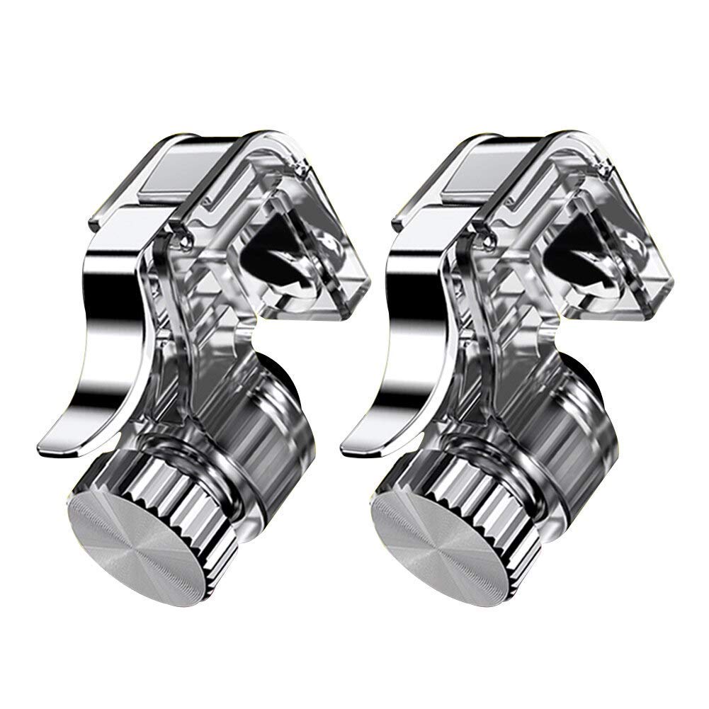 SKYCELL Games Pubg Gaming Triggers for Mobile Button Trigger Works with BGMI, CODM & Other Shooting Games (1 Pair Gaming Button) SKYCELL Games Pubg Gaming Triggers for Mobile Button Trigger Works with BGMI, CODM & Other Shooting Games (1 Pair Gaming Button)