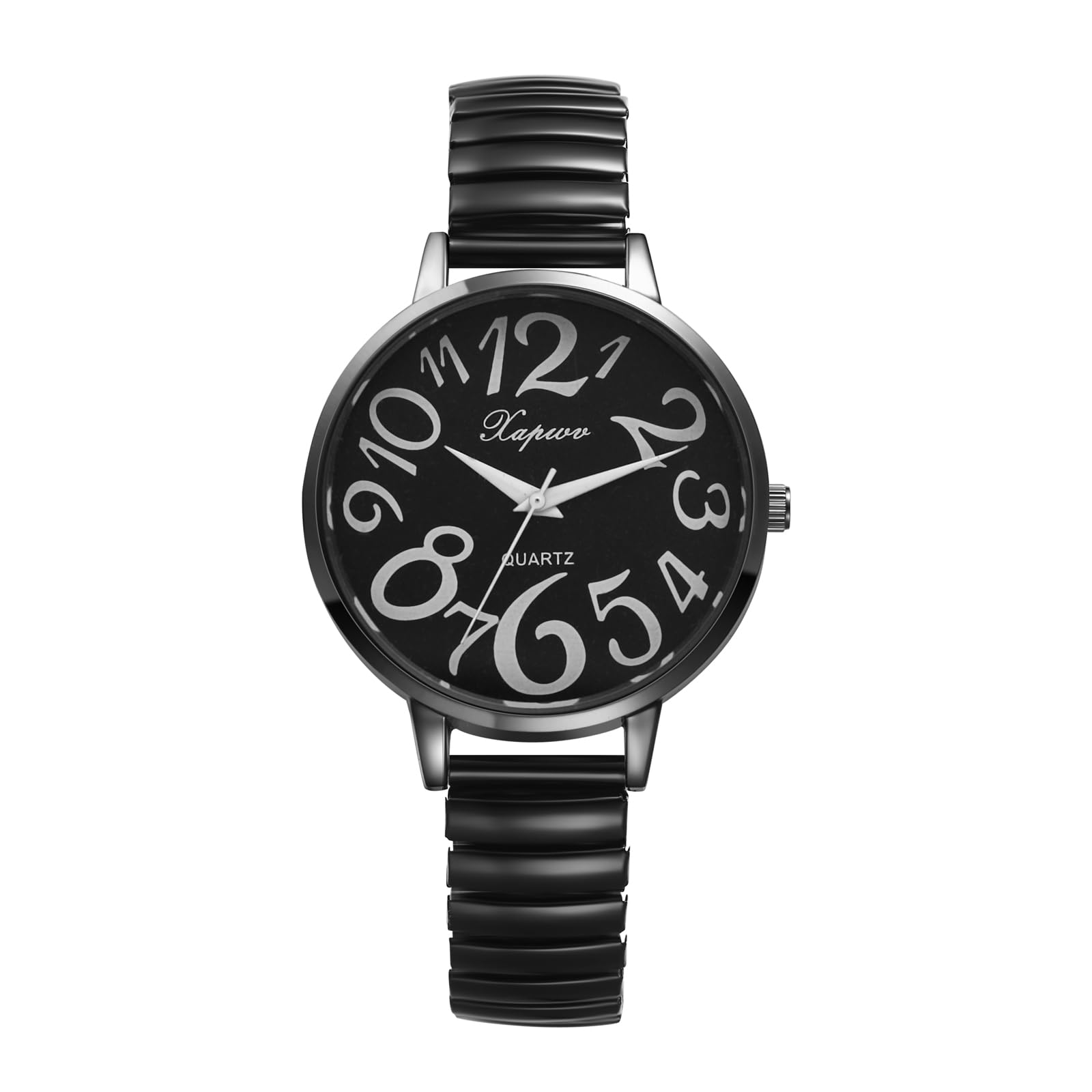 Avaner Armbanduhr Damenuhren mit großes Zifferblatt LEICHT ZU LESEN Analog Quarzuhr mit elastische Armband für Frauen