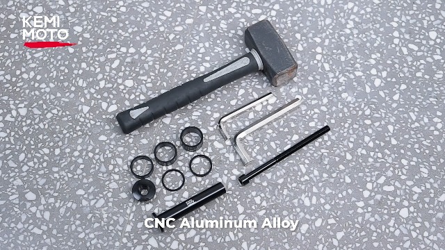 Image of KEMIMOTO Handlebar Stem Lock for Bar Mount Stem Cap Stem Spacers Stem Bolt | Electric Bike Handlebar Stem Top Cap Base, Extended Nut Fit for Surron Light Bee, E-Ride Pro, Talaria Sting / XXX