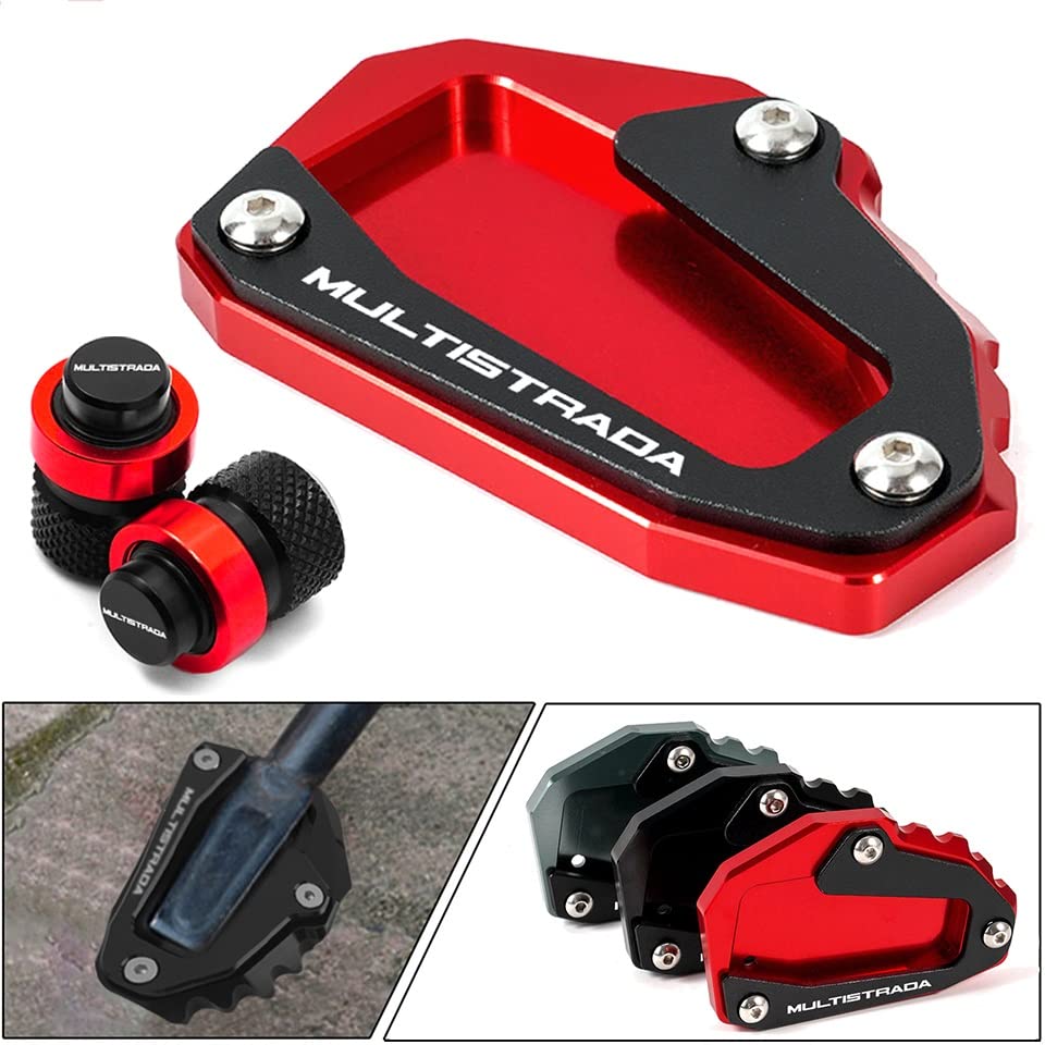 Plaque de béquille Ducati Multistrada pour stationner sur sol meuble