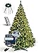 Weihnachtsbaum mit Beleuchtung 180 cm - Praktisch, Preiswert, Festlich - Mehr Weihnachtszauber zu Hause mit künstlichem Weihnachtsbaum, Tannenbaum künstlich – 10 Jahre Garantie aus Menz