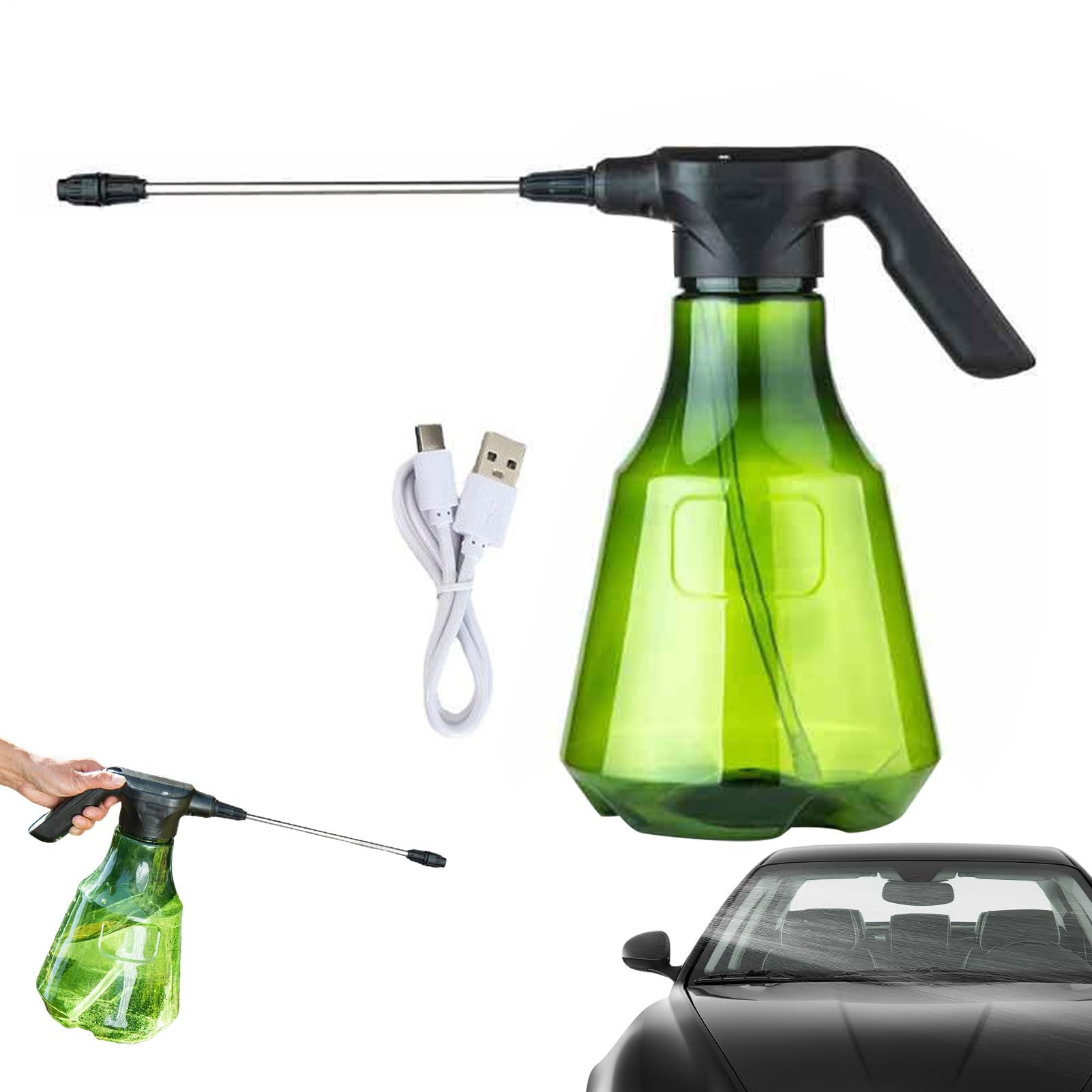 Pulvérisateur électrique à jet ajustable pour un soin précis du jardin