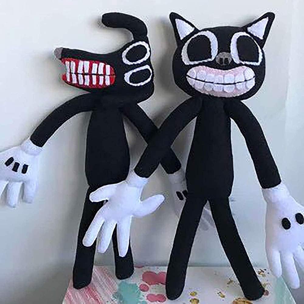 Amazon Co Jp Natseekgo 11 8インチ カートゥーンキャット 犬 ぬいぐるみセット サイレンヘッド ソフトぬいぐるみ ぬいぐるみ Scpファンのお気に入り 誕生日パーティーギフト 大きな歯の猫 おもちゃ