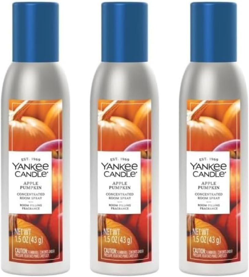 Yankee Candle Concentrated Room Spray Air Freshener, Instant Home Fragrance, Odor Eliminating Spray, Lemon Lavender (Pack of 3)