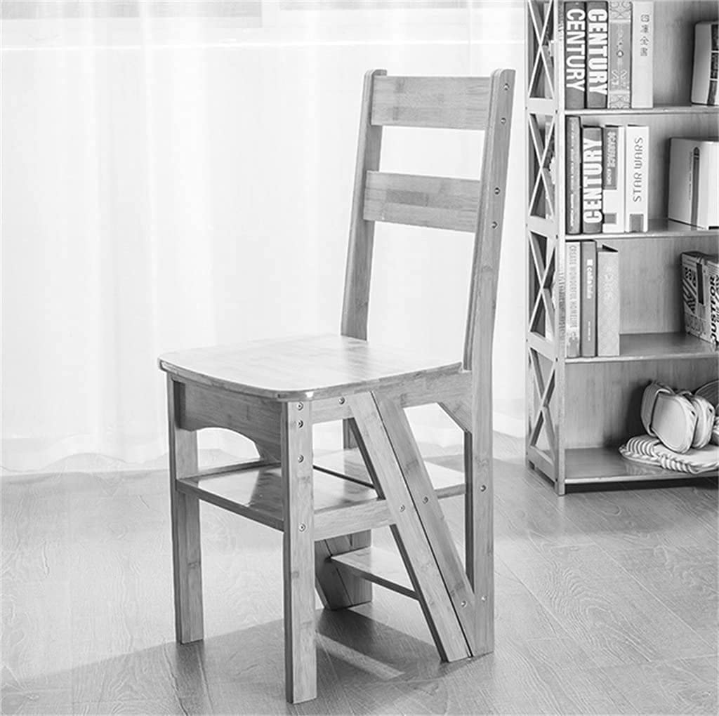 LUNEZY Sgabelli con gradini Sgabelli con gradini per Bambini Sedia Pieghevole Scaletta a Quattro gradini a Doppio Uso (Color : A)