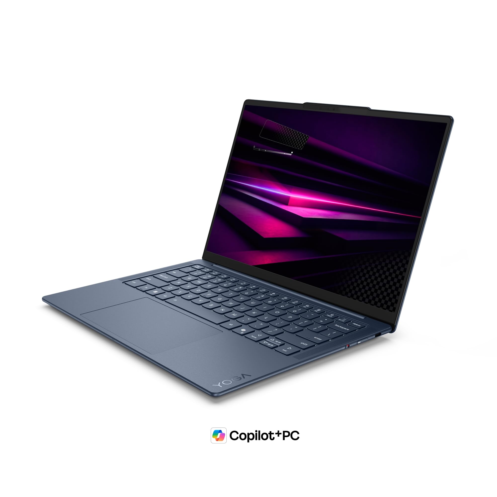 Lenovo Yoga Slim 7X Laptop | 14" WUXGA OLED Display | Snapdragon X2 Plus X2P-42-100 | 16GB RAM | 1TB SSD | Qualcomm Adreno Grafik | Windows 11 | QWERTZ | Cosmic Blau | 3 Monate Premium Care