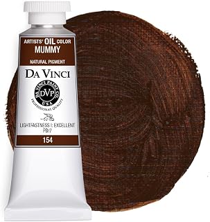 DA VINCI PAINTS Professional Artist Oil Paint, Mummy, 37mL
