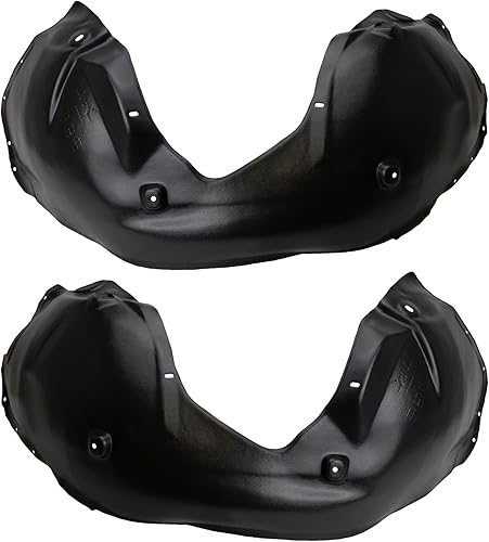 TRQ Juego de protectores de guardabarros interior delantero compatible con Chrysler 300 06-10 Dodge Charger Magnum 05-08