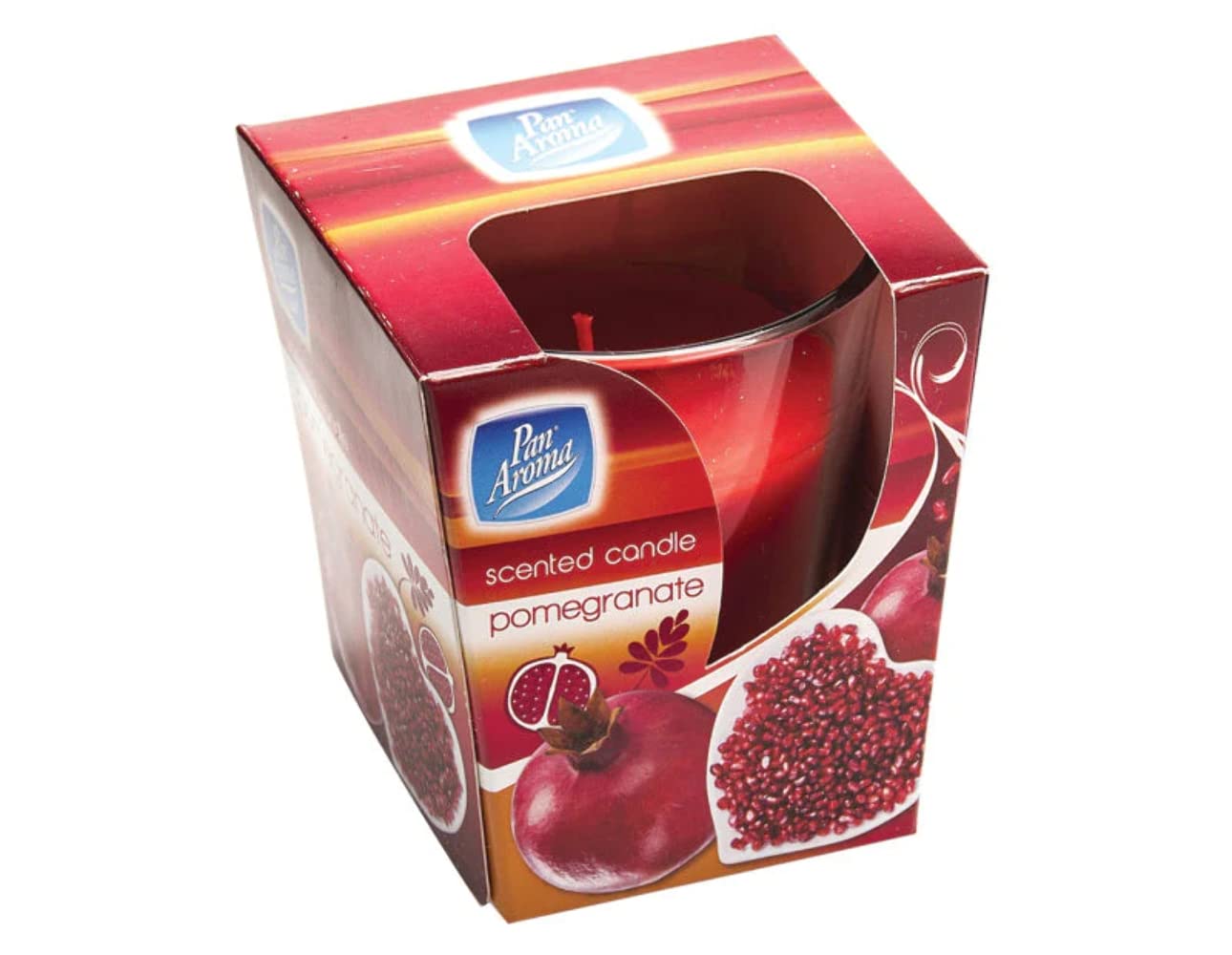 Pan Aroma Scented Candle - Pomegrante - Fragrance fragranced Scent Smell Smelly