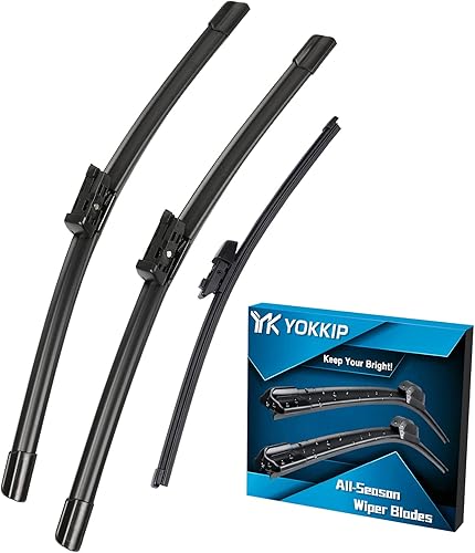 Miniatura 7 de YOKKIP Limpiaparabrisas de 26 pulgadas + 15 pulgadas + 11 pulgadas, repuesto para Chevrolet Sonic Aveo 2012-2017, Holden Barina 2011-2017,