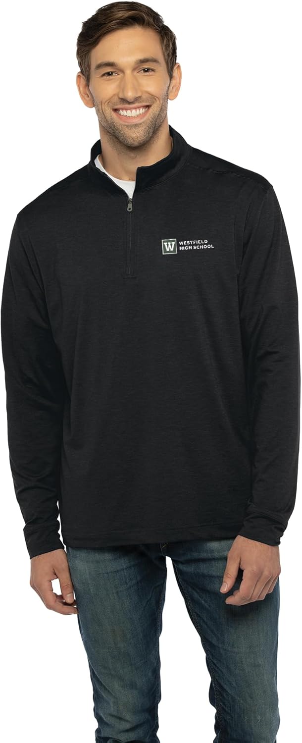 Vantage Apparel Westfield High School Premium Lightweight Stretchy 1/4 Zip Team Pullover