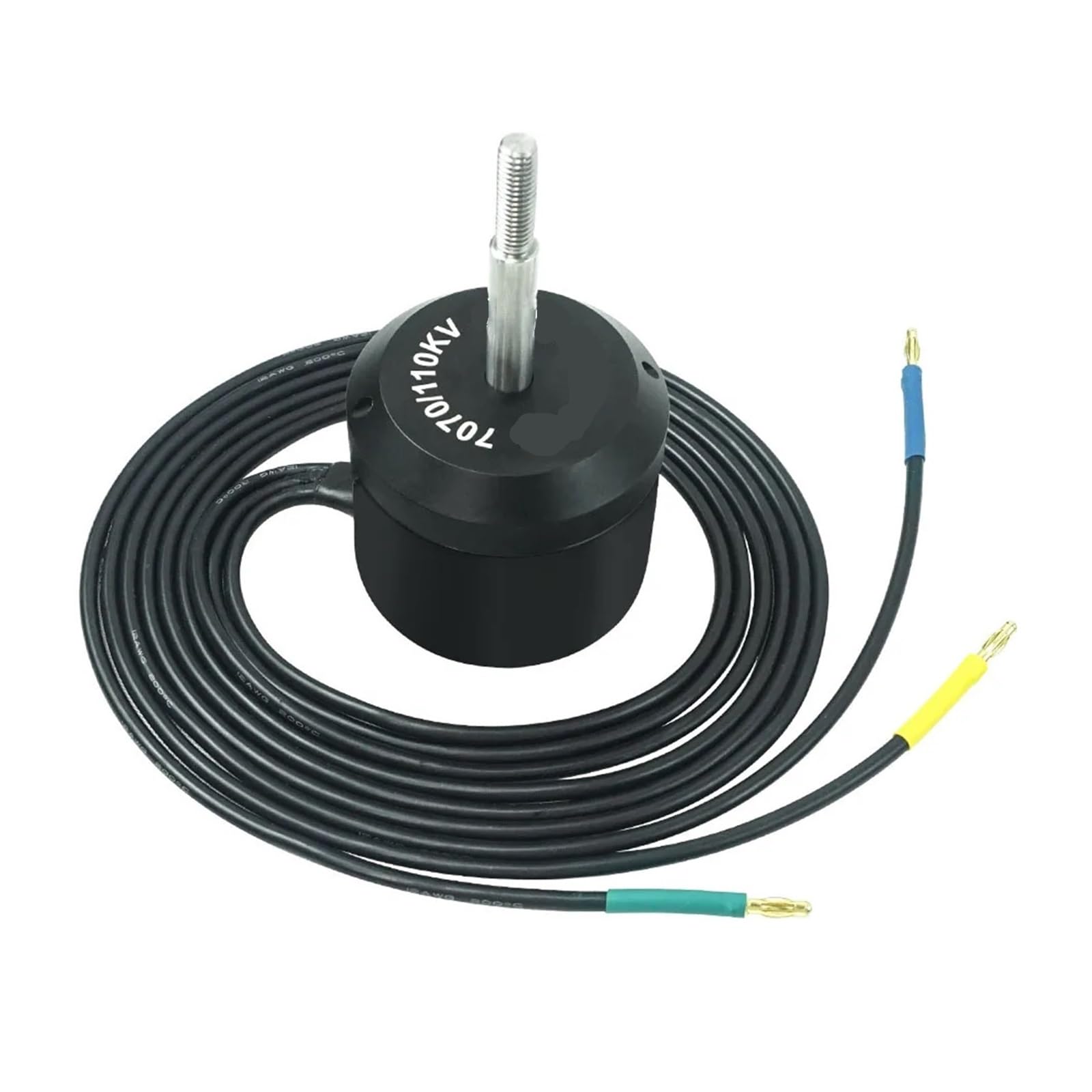 Motor Inrunner 7070 sin escobillas, Impermeable, 110 kV, 4300 W, for Barco de Surf, propulsor Submarino Hydro Efoil