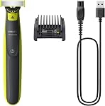 Philips OneBlade 360 Face & Corps, Humide & Sec, Tondez, Définissez & Rasez avec le Peigne Ajustable 5-en-1 et le Peigne de Corps, QP2834/23