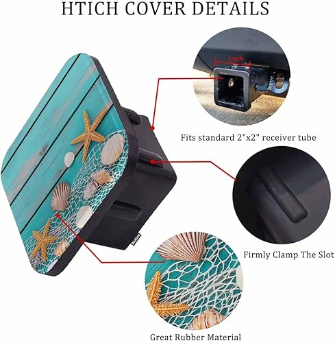 Vista 10 de Funda cuadrada segura para enganche de remolque de 2 pulgadas, Jesus is the Foundation of My Life Faith - Cubierta de enganche trasero para Bible