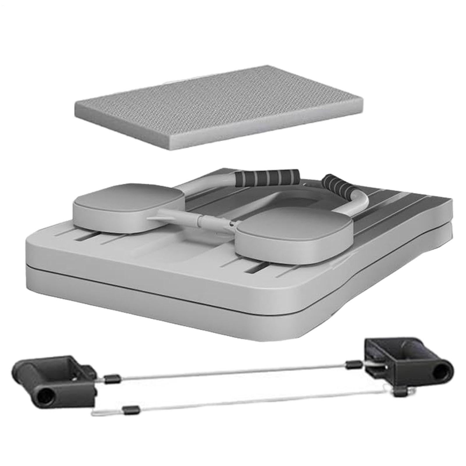 Tavola Addominale Pilates Set Reformer Pilates Sicuro | Cuscini Spaiati per Gomiti Strumento Automatico per Uomini Donne Forza Centro Equilibrio Posteriore