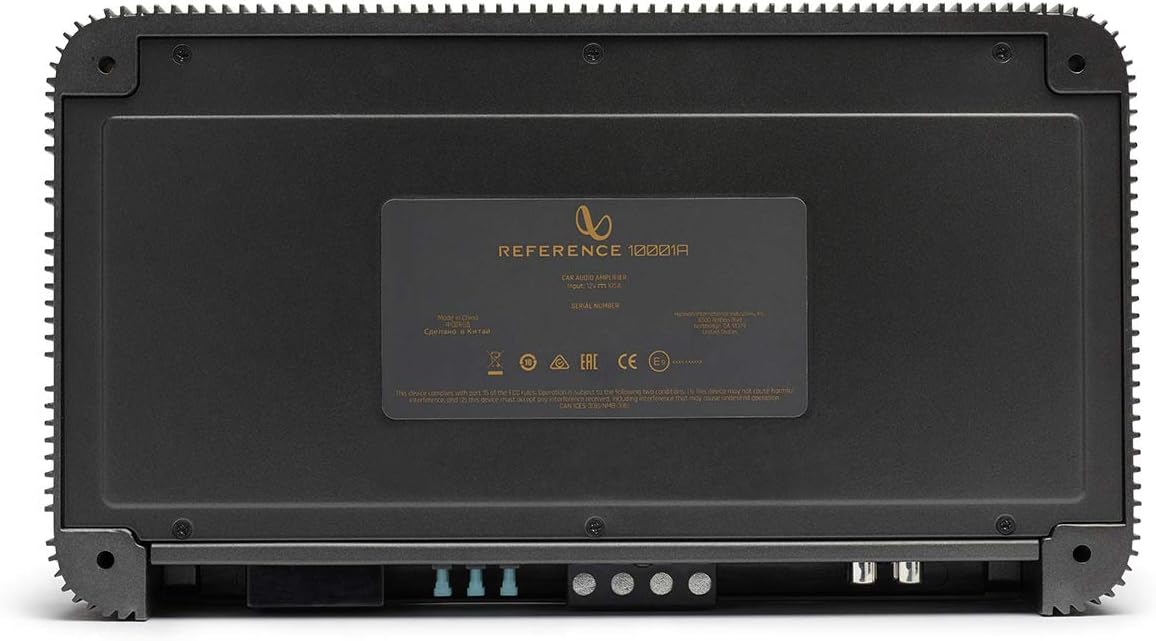 Infinity Reference-10001A Reference Series Mono, 1000w x 1 Amplifier with Bass Knob
