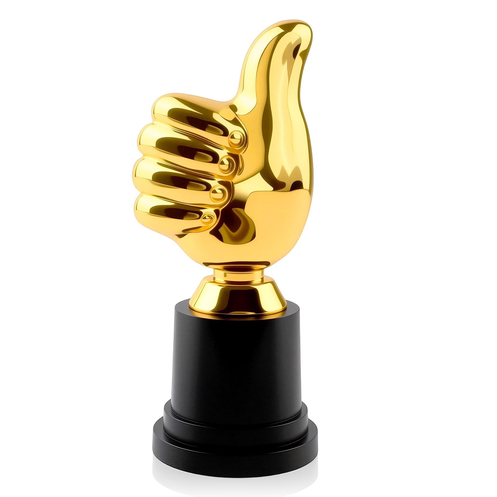 Copa dorada con pulgar alto, 1 trofeo de pulgar/1ª copa con pulgar de cristal para torneos deportivos, competiciones de talentos, regalos de fiesta, juegos, aulas, competiciones de fútbol