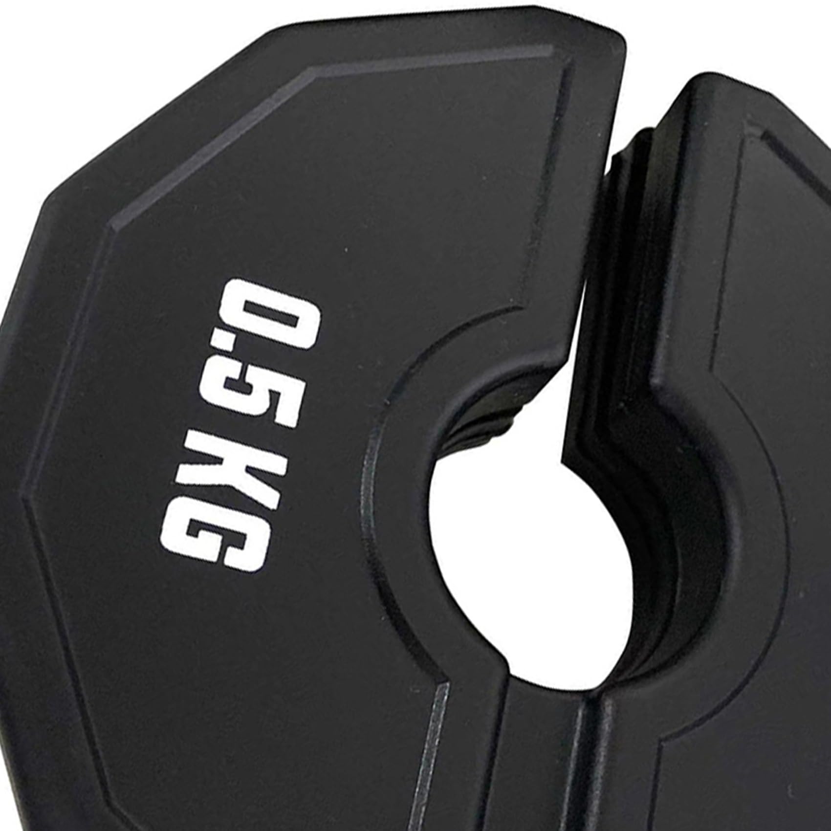 4X Gym Micro-Plates Dumbbell Fractional Weight Plate Rubber Fractional Weight Plates ADD-On Change Nero 0,5 kg
