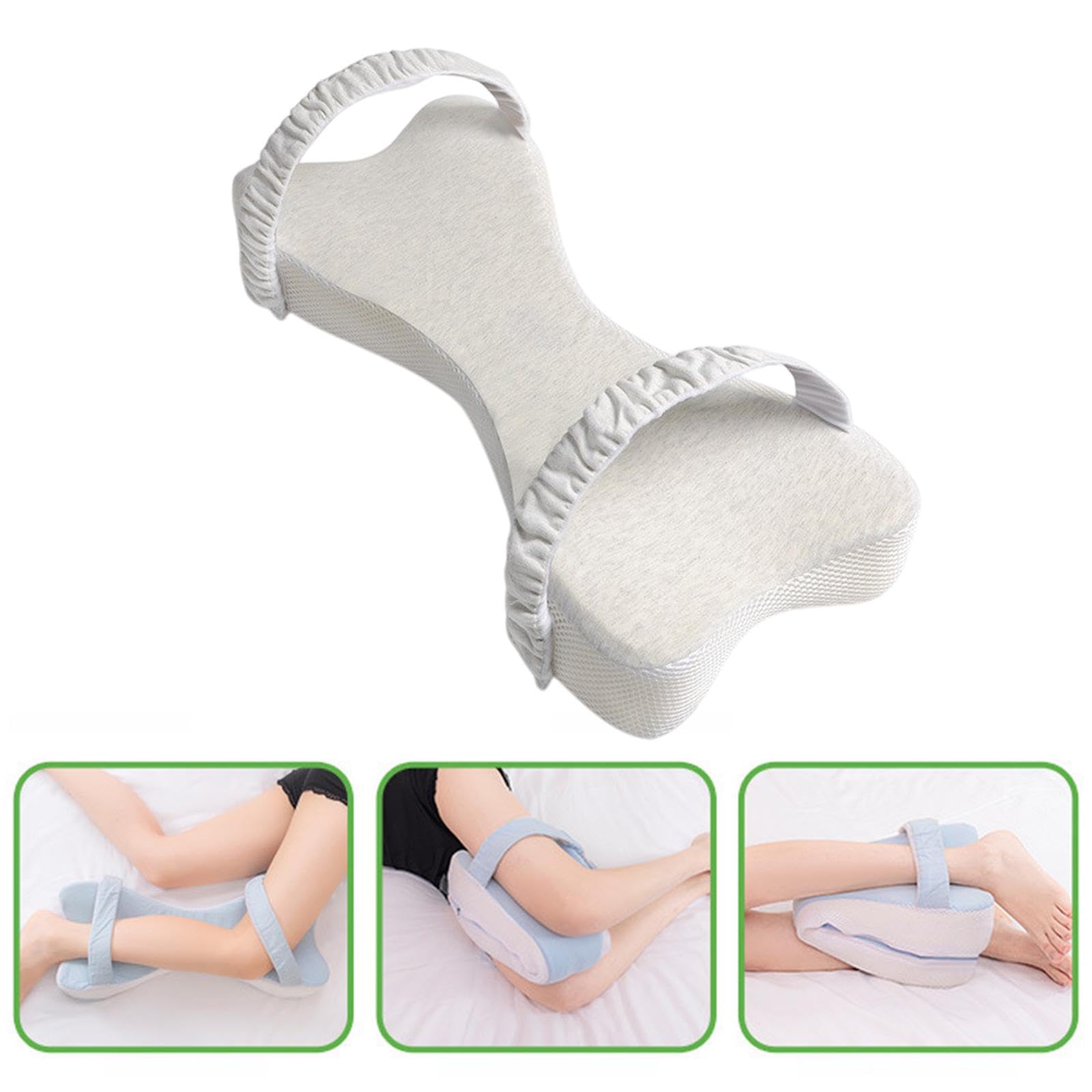 MERISHOPP Leg Pillow Sleeping Pad Portable Leg Support Pillow for Indoor Home Relaxing Grey| Bed Pillow | Sleeping Pillow | Soft Cushion 4