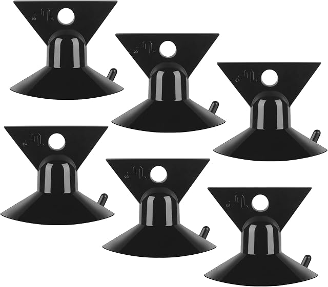 DGE 6Pack GU10 Bulb Removal Tool, Lamp Light Bulb Removal Remover Sucker Tool for Halogen LED GU10 (Black)