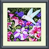 Tobin DW2520 Needlepoint Kit, 10 by 10-Inch, Hummingbirds