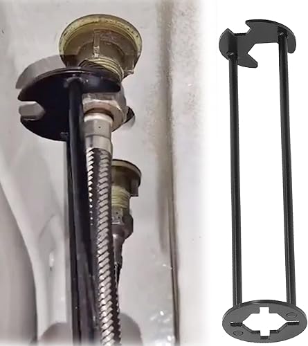 Miniatura 3 de RIYUNE Llave de fregadero multifuncional, llave de manguera de grifo robusta para el hogar y el baño llave hexagonal de cuatro mordazas (MIX-2PCS)