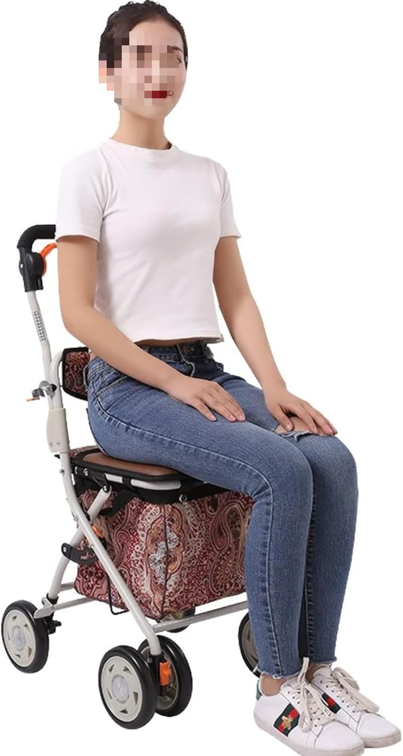 Amazon | ショッピングカート 高齢者用 折りたたみ式 カー 002E握り